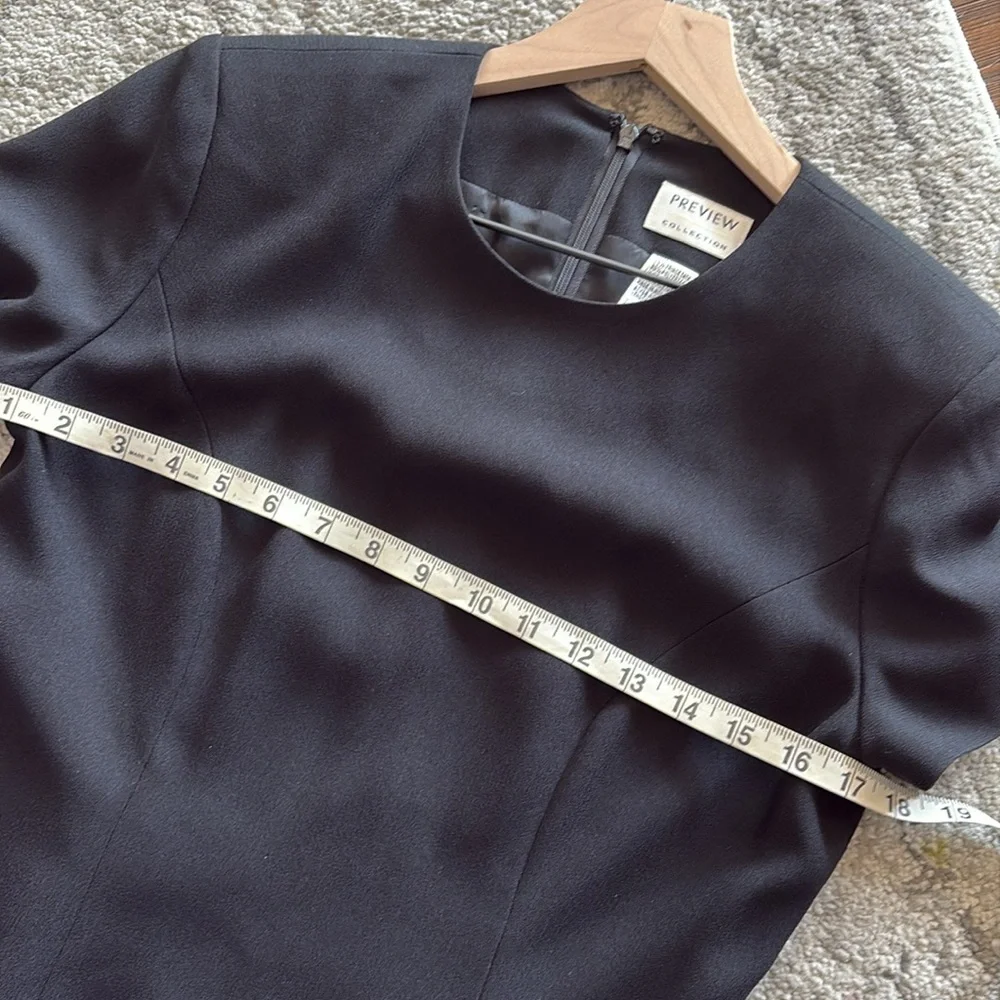 Nordstrom PREVIEW Collection Black Cocktail Dress - Picture 6 of 8